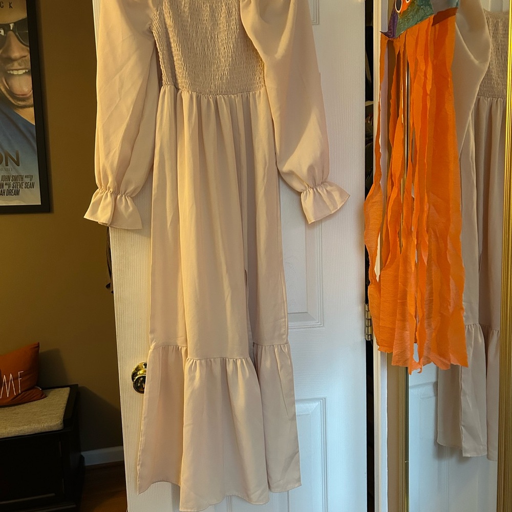 Elegant Cream Kids Dress